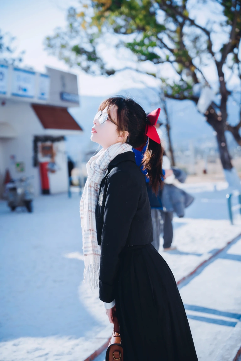 清青琴玖《恋冬》主题写真：33张全套美图