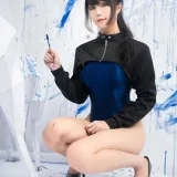 汪知子《蓝色闪粉》主题写真：35张全套美图