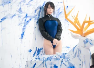 汪知子《蓝色闪粉》主题写真：35张全套美图