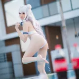 焖焖碳《恶毒泳衣》主题写真：37张全套美图