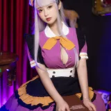 羽生三未《万圣黑丝女仆》主题写真：37张全套美图