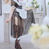 阿半今天很开心《透明女仆》主题写真：39张全套美图
