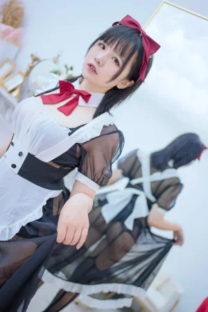 阿半今天很开心《透明女仆》主题写真：39张全套美图