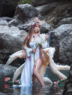 一北亦北《天命之子 玉藻前》主题写真：40张全套美图，含1个视频