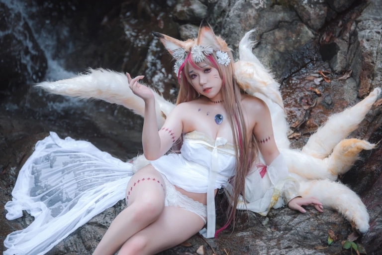 一北亦北《天命之子 玉藻前》主题写真：40张全套美图，含1个视频