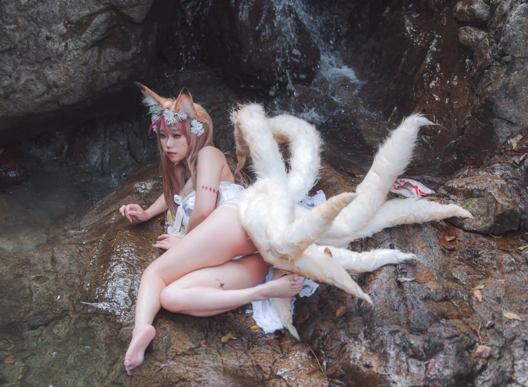一北亦北《天命之子 玉藻前》主题写真：40张全套美图，含1个视频
