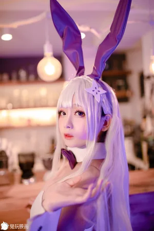 日奈娇(椎名莜)《兔女郎》主题写真：40张全套美图