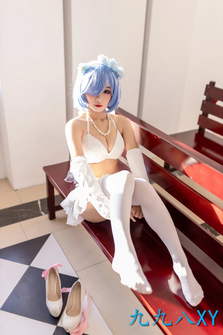 九九八《蕾姆花嫁》主题写真：42张全套美图