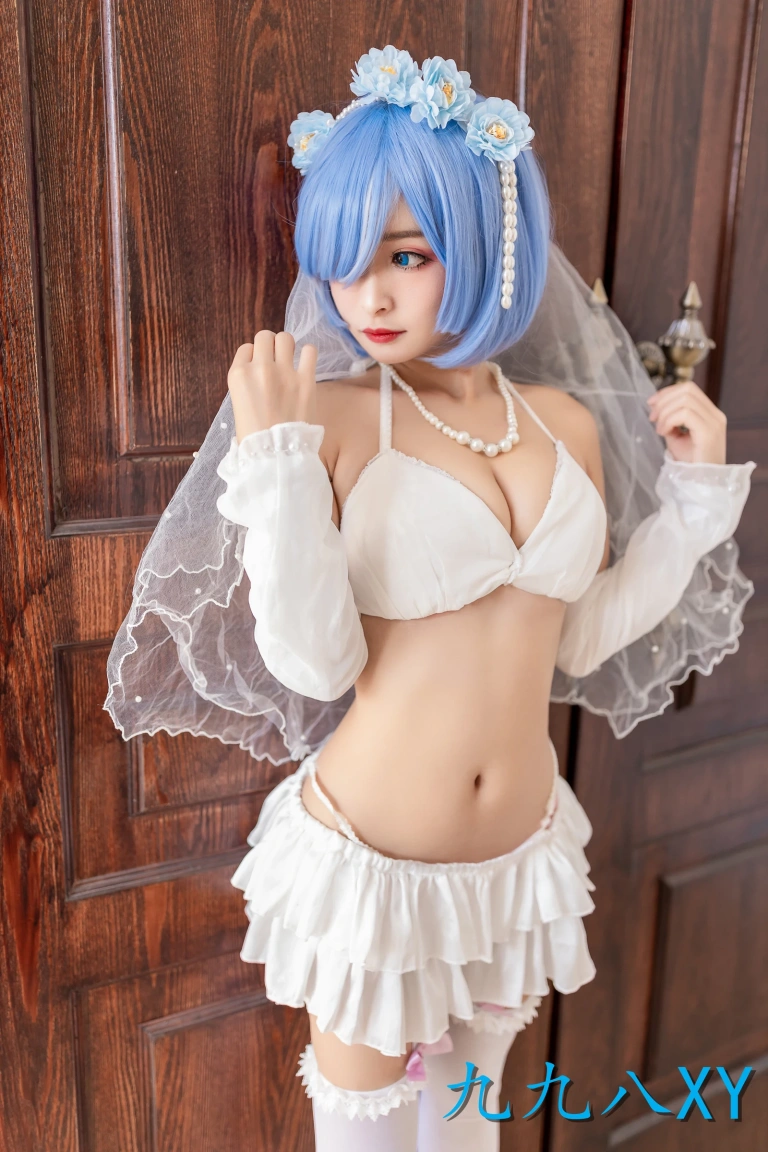 九九八《蕾姆花嫁》主题写真：42张全套美图