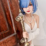 九九八《蕾姆花嫁》主题写真：42张全套美图