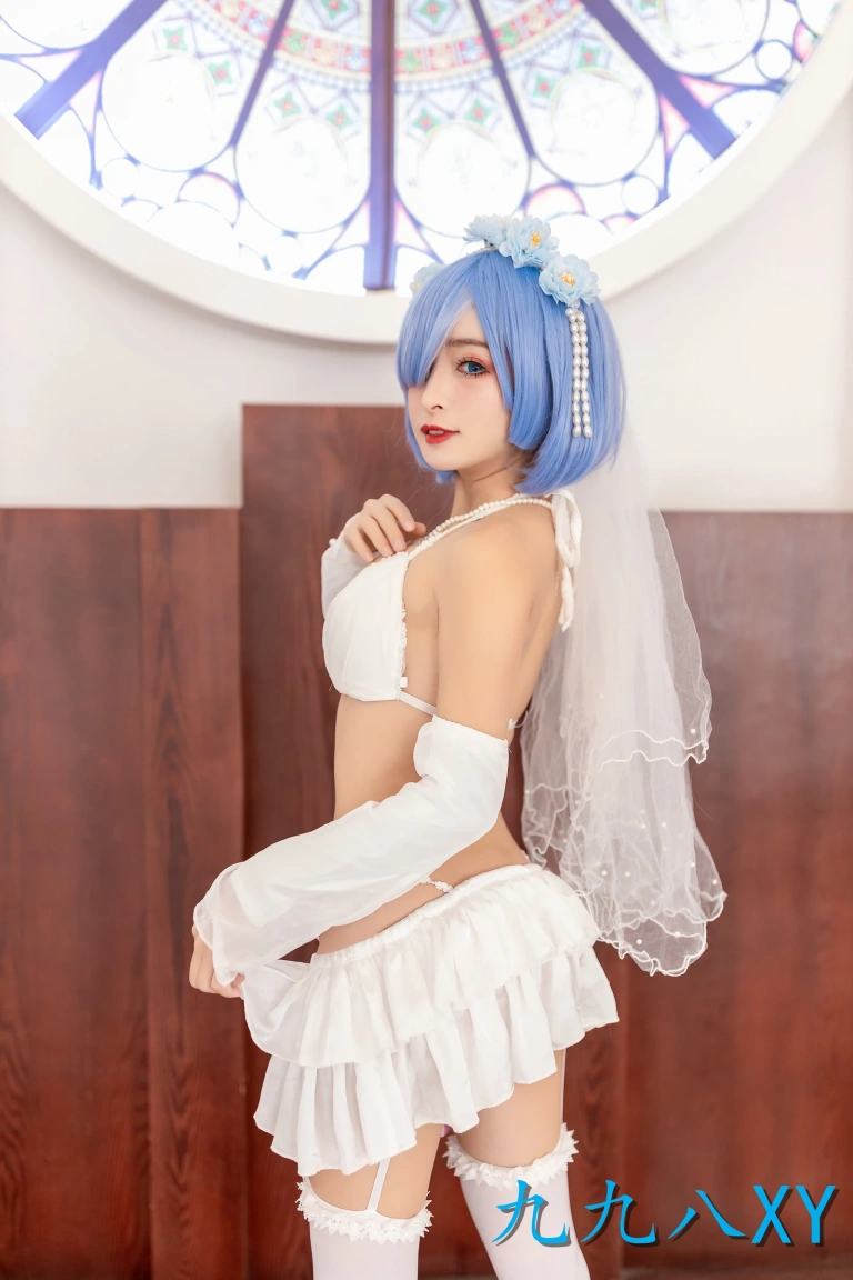 九九八《蕾姆花嫁》主题写真：42张全套美图