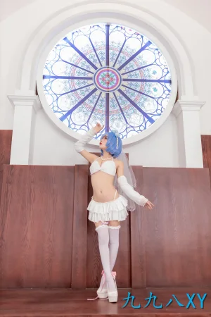 九九八《蕾姆花嫁》主题写真：42张全套美图