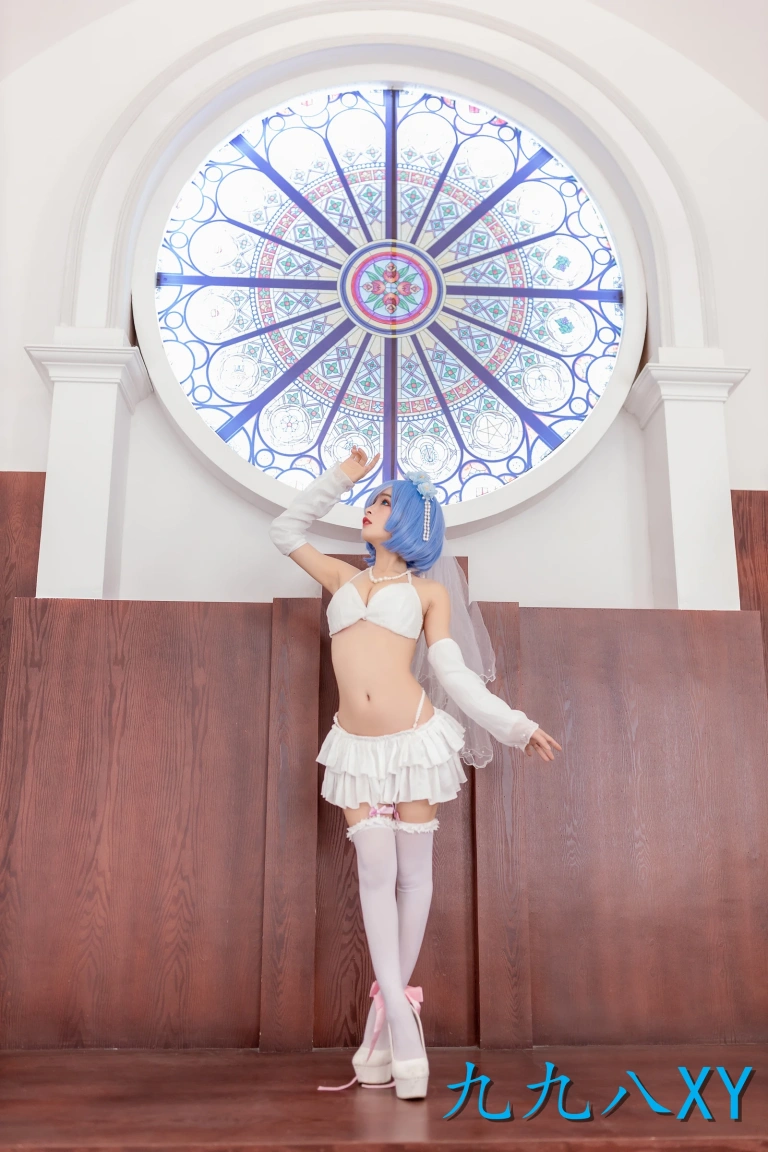 九九八《蕾姆花嫁》主题写真：42张全套美图