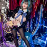 前羽《柴郡魔术师》主题写真：50张全套美图