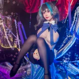 前羽《柴郡魔术师》主题写真：50张全套美图