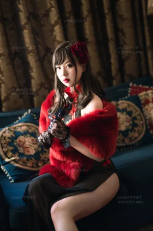 皮皮奶《玫瑰》主题写真：50张全套美图