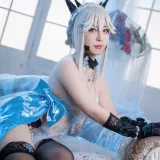 虎森森《黑枪呆 皇室糖霜》主题写真：65张全套美图