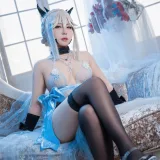 虎森森《黑枪呆 皇室糖霜》主题写真：65张全套美图
