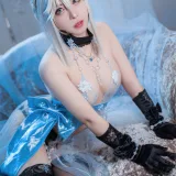 虎森森《黑枪呆 皇室糖霜》主题写真：65张全套美图