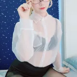 星之迟迟《定制 6-20 OL》主题写真：75张全套美图，含5个视频