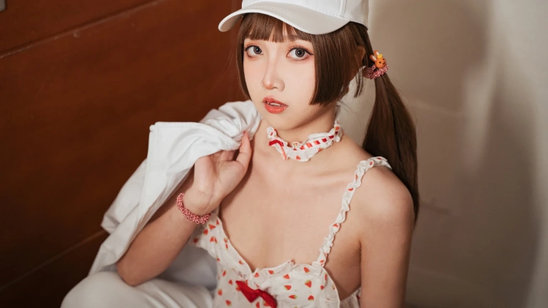 小和甜酒《白天鹅外卖》主题写真：93张全套美图