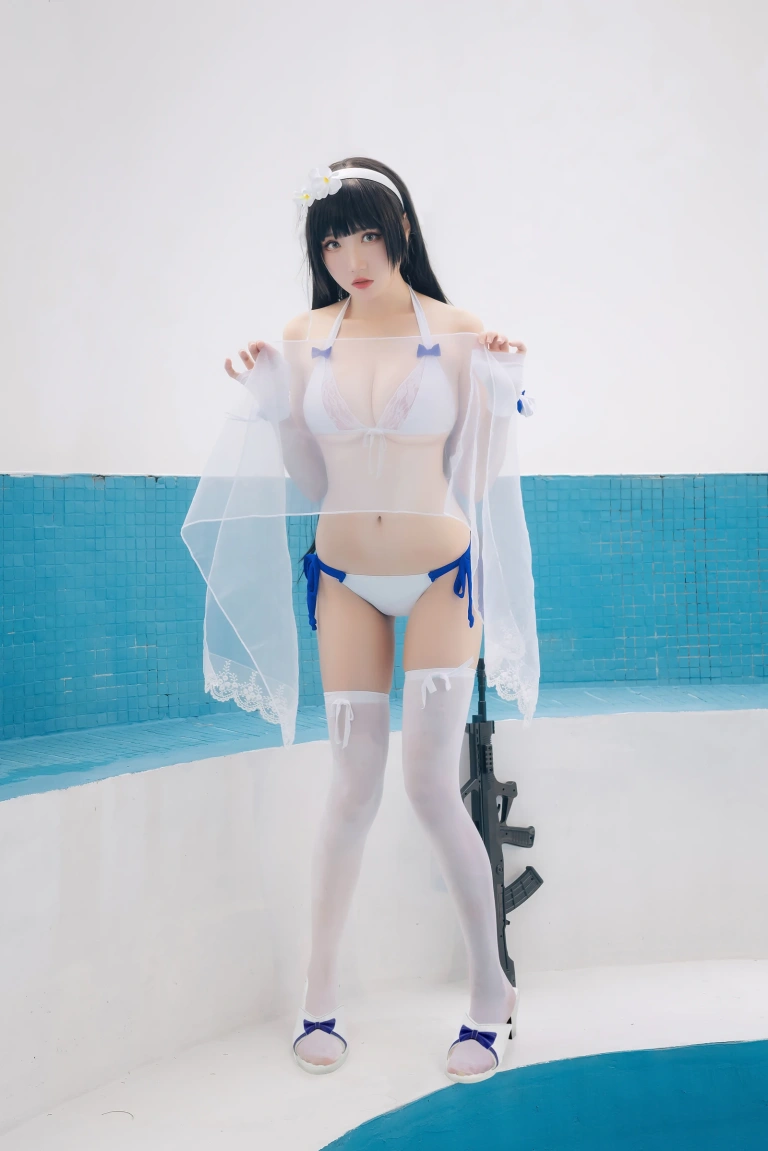 瓜希酱《95式 夏鸣蝉》主题写真：18张全套美图