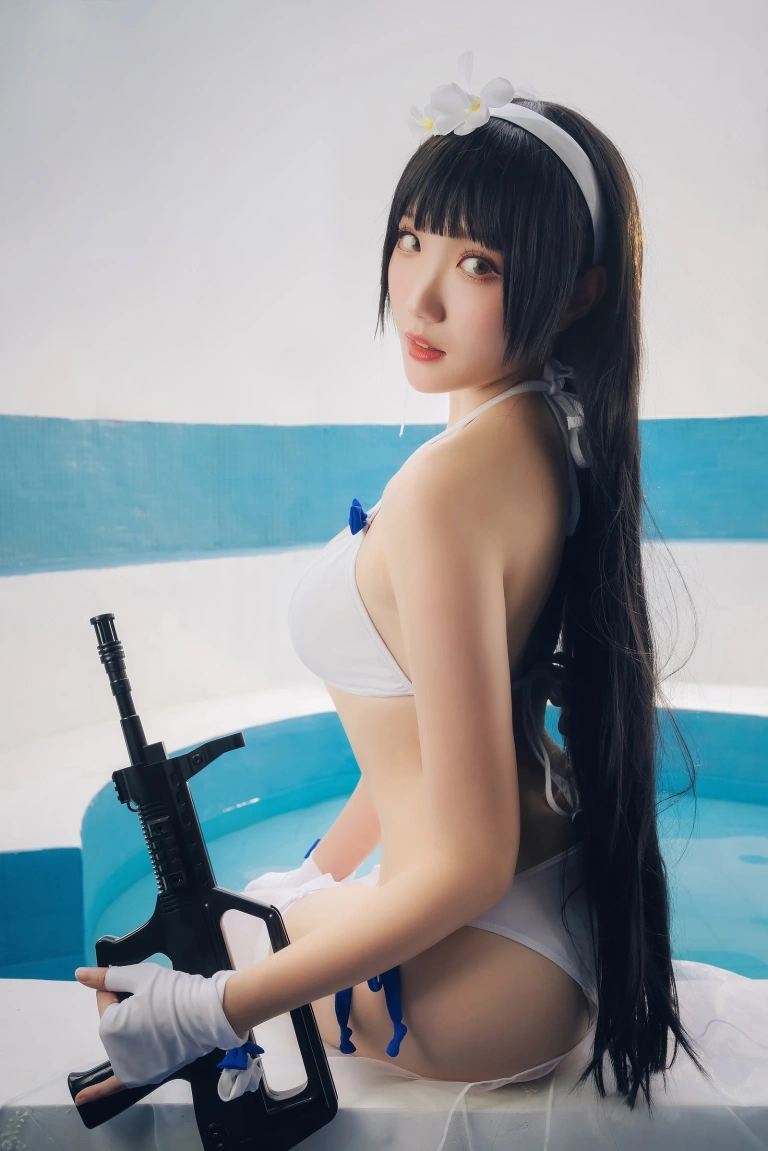 瓜希酱《95式 夏鸣蝉》主题写真：18张全套美图
