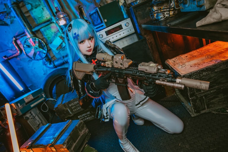 凛子酱《hk416》主题写真：27张全套美图