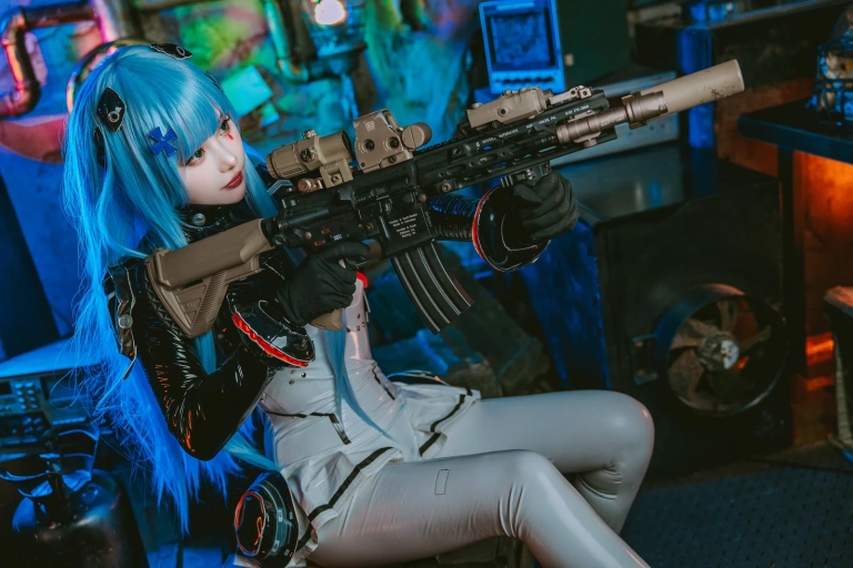 凛子酱《hk416》主题写真：27张全套美图