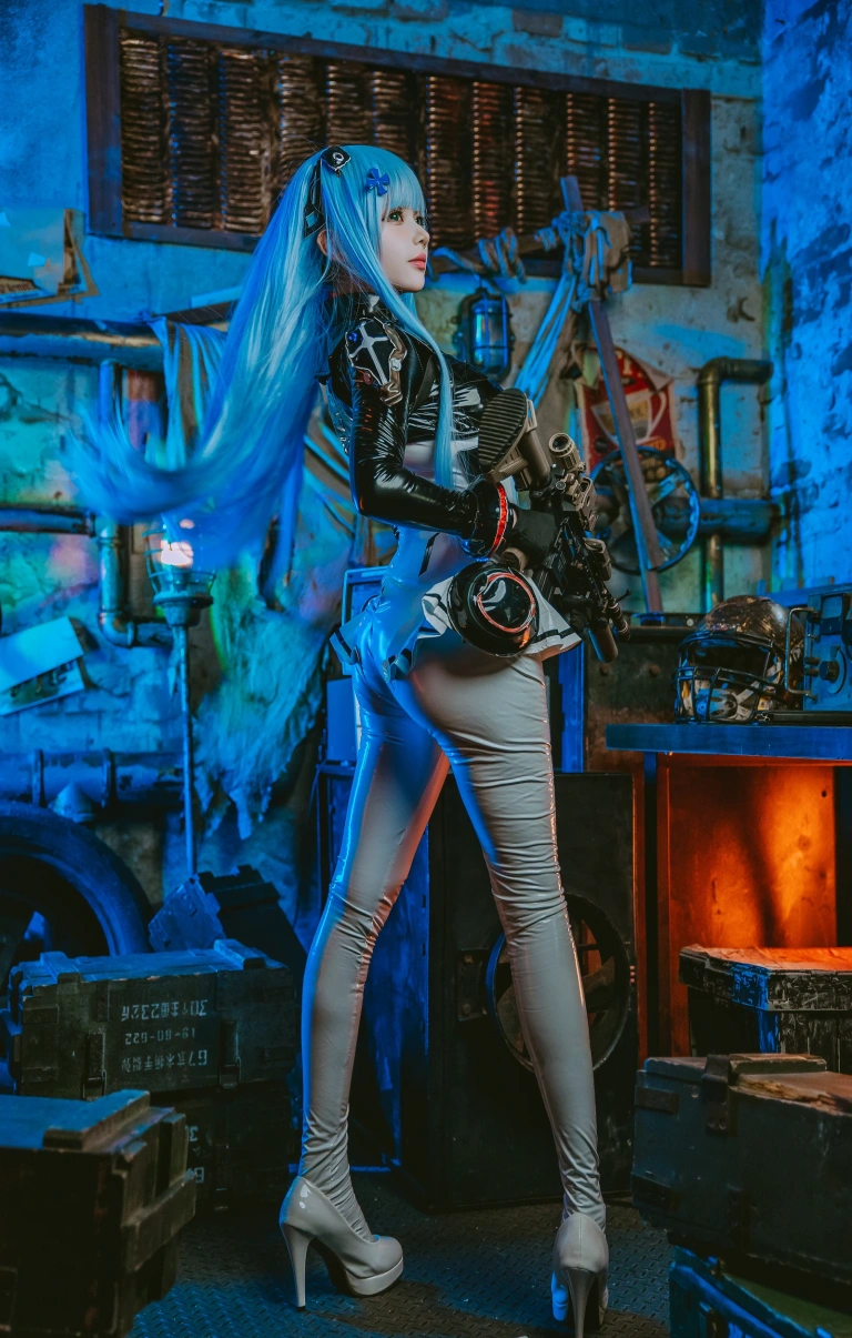 凛子酱《hk416》主题写真：27张全套美图
