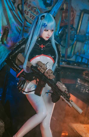 凛子酱《hk416》主题写真：27张全套美图