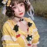 阿包也是兔娘《Lolita黄裙》主题写真：12张全套美图
