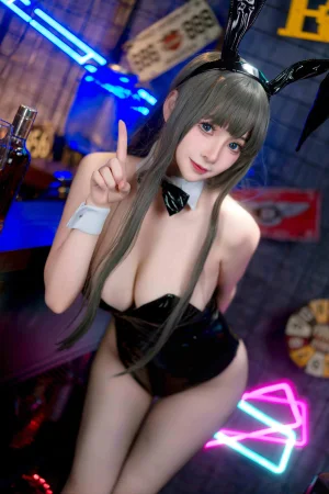 叉子宝宝《樱岛麻衣》主题写真：20张全套美图