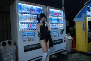 清水凪《东京夜兔贩卖机》主题写真：35张全套美图