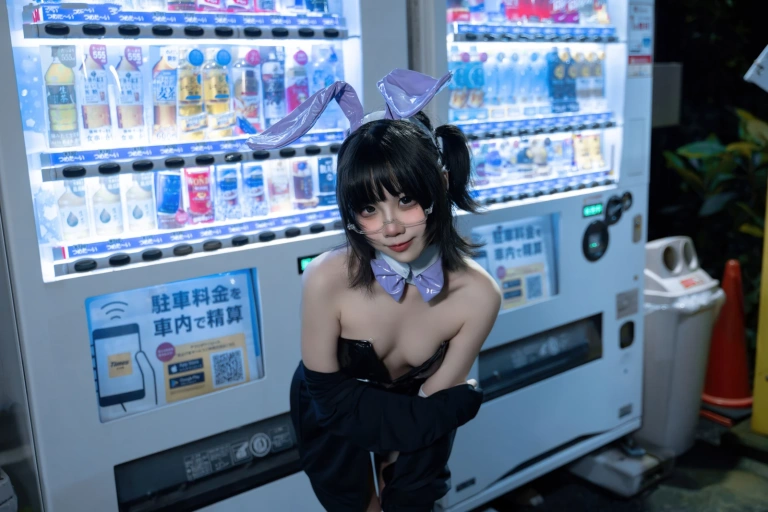 清水凪《东京夜兔贩卖机》主题写真：35张全套美图
