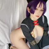 阿半今天很开心《奶光僵尸》主题写真：35张全套美图