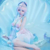 小瑶幺幺《心海》主题写真：36张全套美图