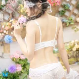 香草喵露露《白色花房》主题写真：48张全套美图，含2个视频