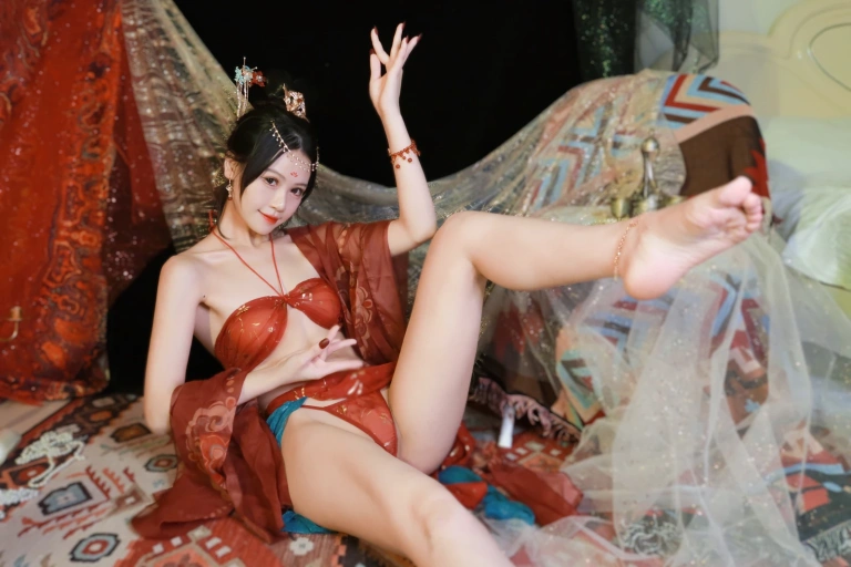 星黛鹿鹿《敦煌舞姬》主题写真：59张全套美图
