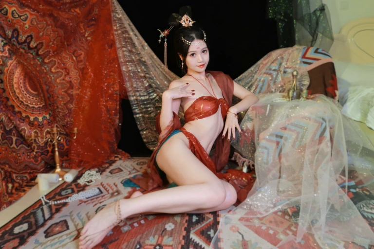 星黛鹿鹿《敦煌舞姬》主题写真：59张全套美图