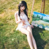 清水由乃《田园蕾丝裙》主题写真：65张全套美图