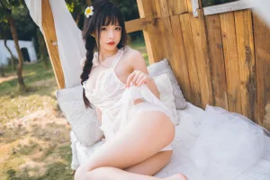 清水由乃《田园蕾丝裙》主题写真：65张全套美图