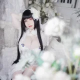 末夜《95式婚纱》主题写真：34张全套美图