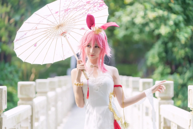 木棉棉《八重樱cos》主题写真：31张全套美图