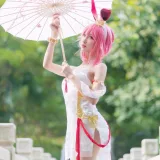 木棉棉《八重樱cos》主题写真：31张全套美图