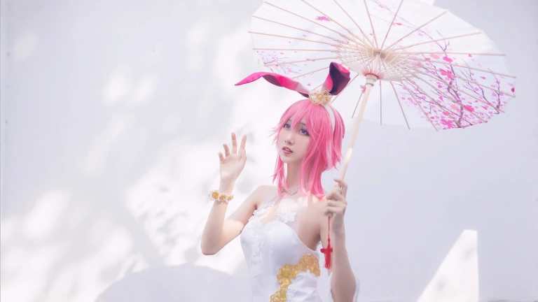 木棉棉《八重樱cos》主题写真：31张全套美图