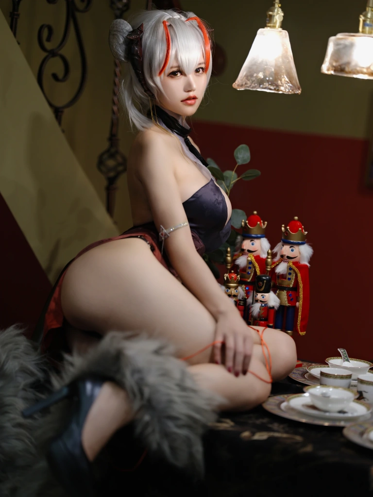 小仓千代《w旗袍》主题写真：33张全套美图