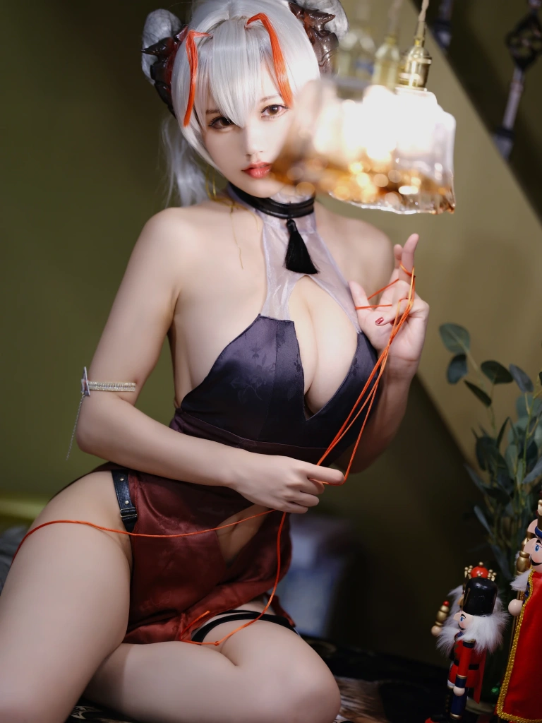 小仓千代《w旗袍》主题写真：33张全套美图