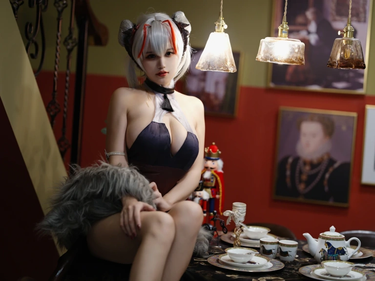 小仓千代《w旗袍》主题写真：33张全套美图
