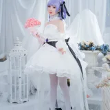 面饼仙儿《独角兽婚纱》主题写真：14张全套美图